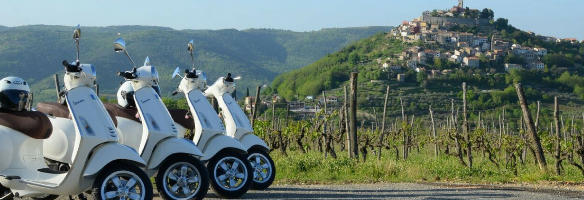 Discover Motovun on our Vespa tours of Croatia